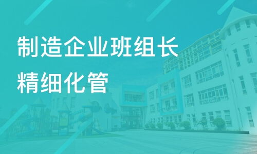 煙臺制造企業(yè)班組長精細化管 煙臺領略咨詢 企業(yè)管理培訓價格 其他技能培訓哪家好 煙臺領略咨詢 淘學培訓